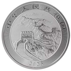 stříbrná 1 oz China Dragon 10CNY 2025 BU China mint RT