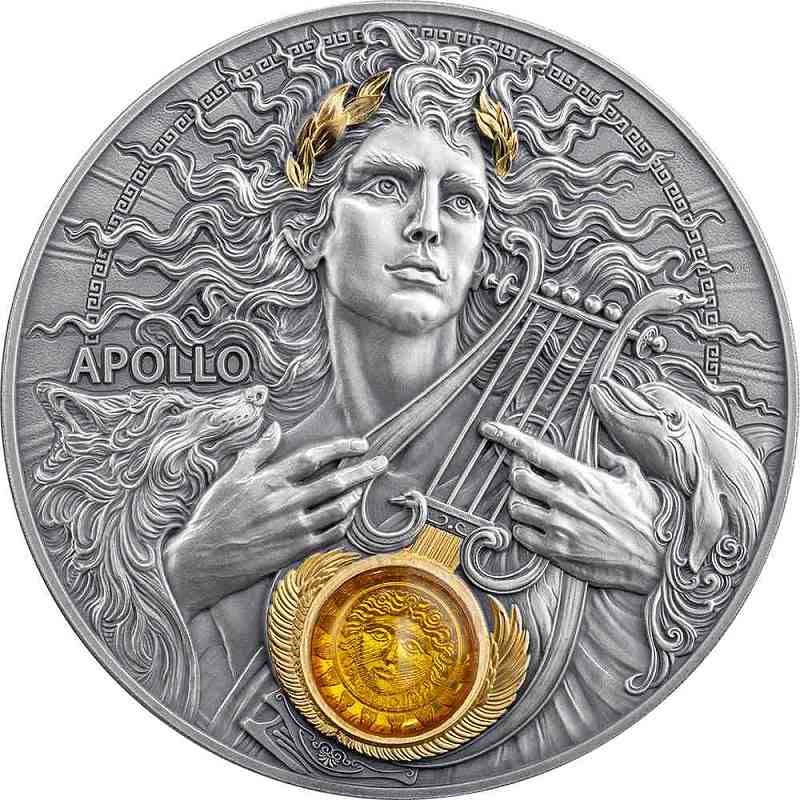 3 oz APOLLO Divine faces of the SUN 2025 Antique