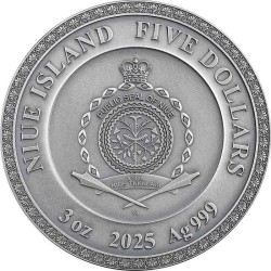 3 oz APOLLO Divine faces of the SUN 2025 Antique