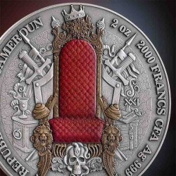 2 oz FRENCH EMPIRE Cameroun 2025 Antique gilded