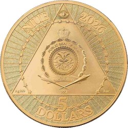 2 oz UNITED WE STAND (250. výročí americké nezávislosti) Niue 2026 Gilded