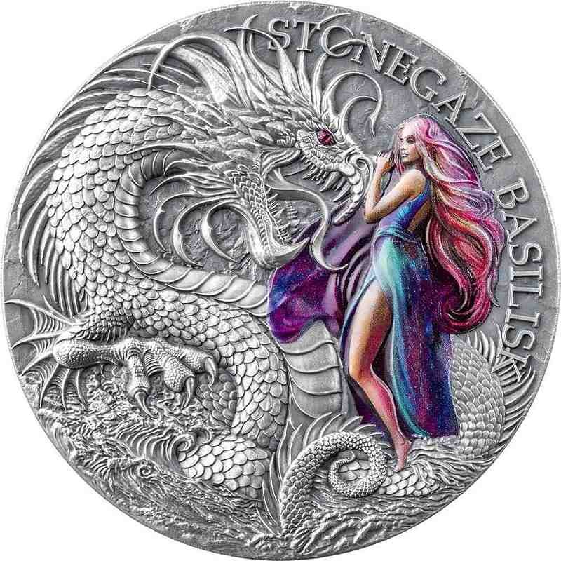 2 oz Stonegaze Basilisk Dragonology 2025 Cameroun