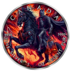 1 oz Four Horsemen - Black Horse 2025 Black Ru + coloured