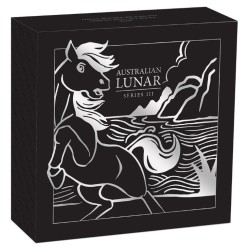 1 oz Lunar III Year of the Horse (rok koně) 2026 PROOF $1 Austr.