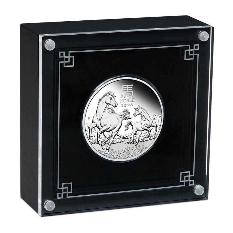 1 oz Lunar III Year of the Horse (rok koně) 2026 PROOF $1 Austr.