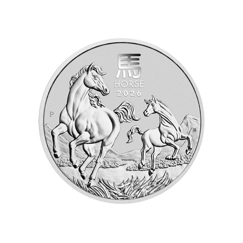 1 oz Lunar III Year of the Horse 2026 BU $1 Austr.