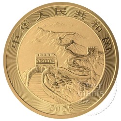 1 oz China Dragon 2025 gilded + CoA HM