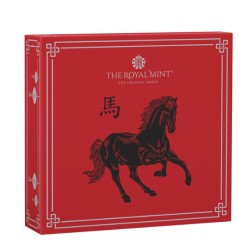 1 oz Year of the Horse rok koně 2026 Velká Británie £2 PROOF RM