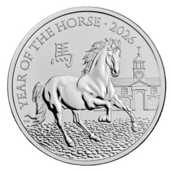 28,28 g CuNi blistr Year of the horse 2026 Great Britain 5 POUNDS