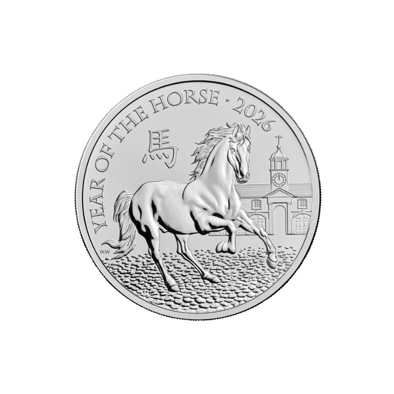 28,28 g CuNi blistr Year of the horse 2026 Great Britain 5 POUNDS