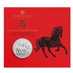 28,28 g CuNi blistr Year of the horse 2026 Great Britain 5 POUNDS