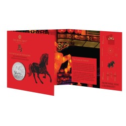 28,28 g CuNi blistr Year of the horse 2026 Great Britain 5 POUNDS