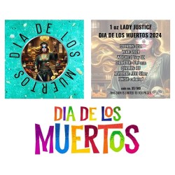 1 oz LADY JUSTICE 2024 Dia de los Muertos (Famous Female)