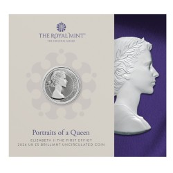 28,28 g Cuni blister Portraits of a queen (1) Great Britain 5 POUNDS