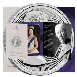 28,28 g Cuni blister Portraits of a queen (1) Great Britain 5 POUNDS