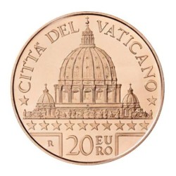 collectible coin 20 EURO Vatican - St. Peters Basilica 2022