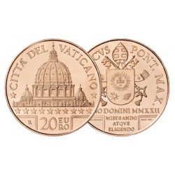 collectible coin 20 EURO Vatican - St. Peters Basilica 2022