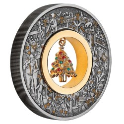 2 oz Santa´s Workshop (Ježíškova dílna) 2025 Perth Mint Tuvalu 2$ ST