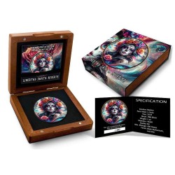 1 oz SANTA MUERTE Libertad 2024 BU Black Ru