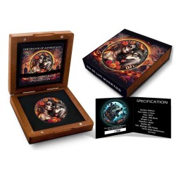 1 oz Dia De Muertos Libertad 2024 BU Black Ru SPEC EDT