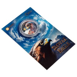 silver 1 oz Slovak Eagle 2025 PROOF coloured Niue $2 HM