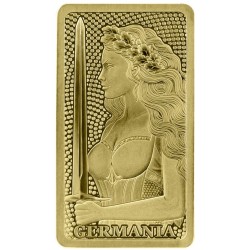 ražená zlatá cihlička Germania Mint 1/200 oz .9999Au