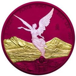 1 oz Mexican Libertad SPACE PINK OPAL 2024