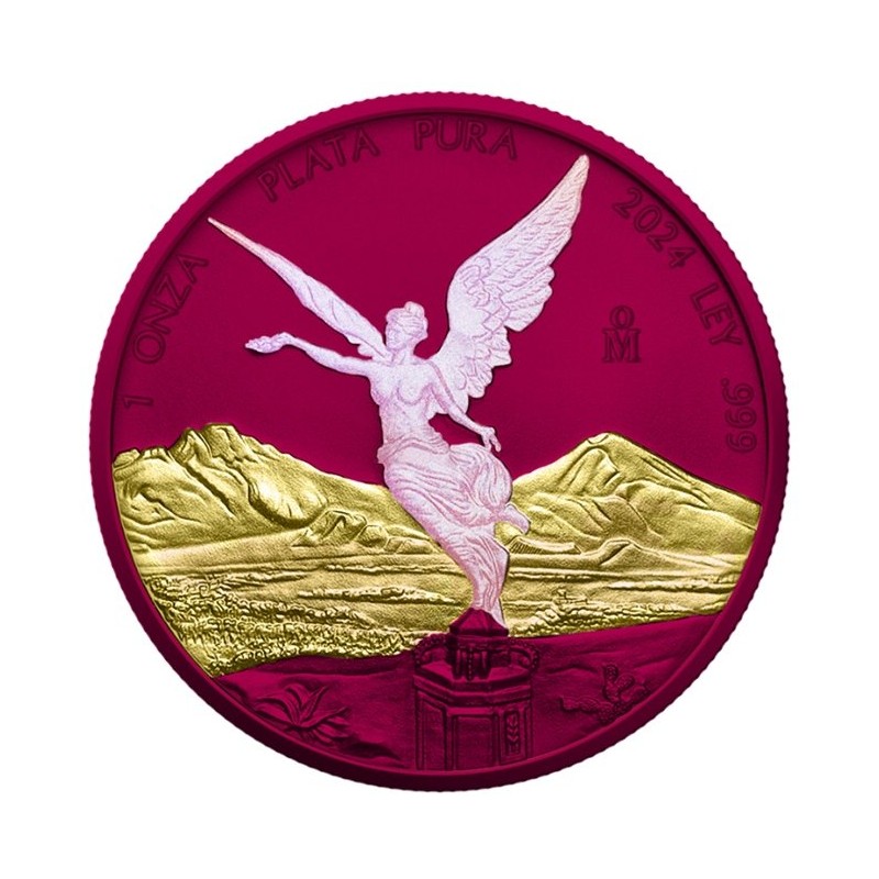 1 oz Mexican Libertad SPACE PINK OPAL 2024
