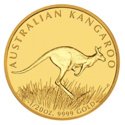 1/20 oz gold coin $5 Kangaroo Nugget .9999Au Austrálie different years