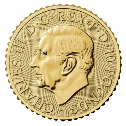1/10 oz zlatá mince 10GBP Britannia 2025 .9999Au
