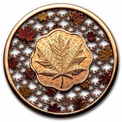 2 oz FILIGREE MAPLE LEAF 2023 SOLOMON ISLAND