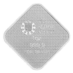 stříbrná cihlička 1 oz Britannia and Liberty .9999Ag