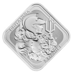 stříbrná cihlička 1 oz Britannia and Liberty .9999Ag