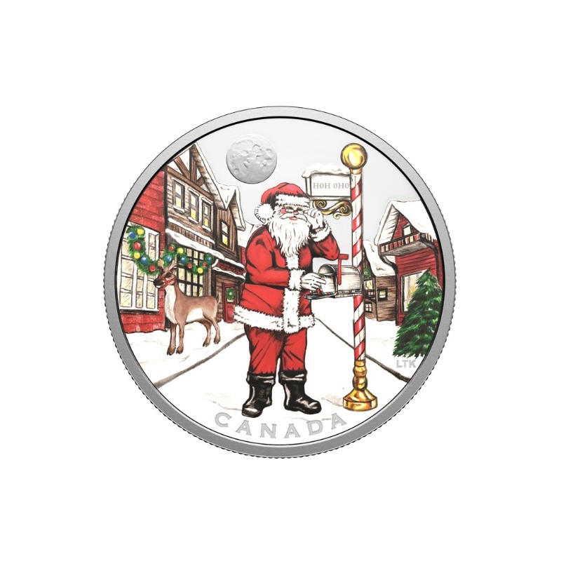 20 CAD 1 oz SANTA CLAUS CANADA 2025 glow in the dark