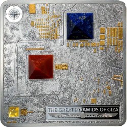 3 oz Great pyramids of GIZA FIJI 2025 PROOF