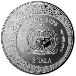 1 oz Princess Of The Seas - Mermaid and Pearl 2025 PROOF-like Samoa