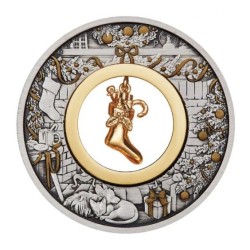 2 oz The Night before Christmas 2023 Perth mint Tuvalu 2$ ST