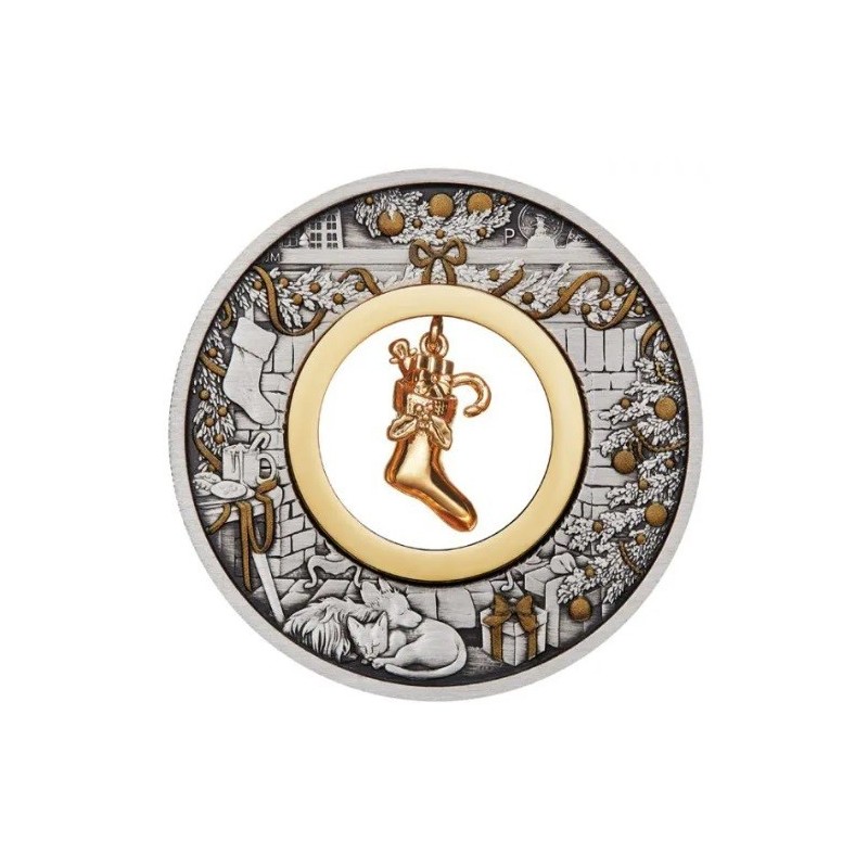 2 oz The Night before Christmas 2023 Perth mint Tuvalu 2$ ST