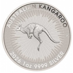 silver coin 1 oz Australian Kangaroo 2026 BU
