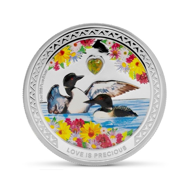 1 oz LOVE IS PRECIOUS - Great Northern Diver 2026 PROOF Niue Ag