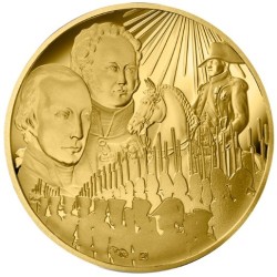 zlatá mince 1/4 oz Bitva u Slavkova 50€ 2025 .9999Au Francie