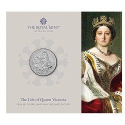 28,28 g Cuni blister Life of Queen Victoria Great Britain 5 POUNDS