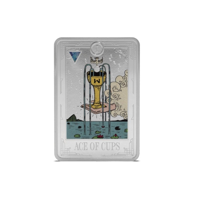 1 oz TAROT ACES OF CUPS 2025 NIUE PROOF