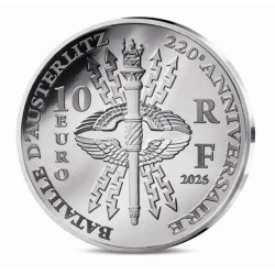 10 EUR 22,2g stříbrná mince Bitva u Slavkova 2025 Francie