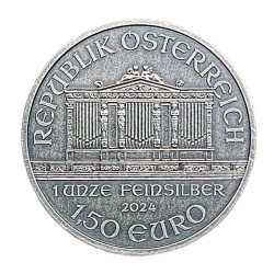 1 oz Ancient Treasure Wiener Philharmoniker 2024 .999Ag+CoA