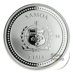 1 oz Seahorse 2018 Samoa BU .999Ag v blistru
