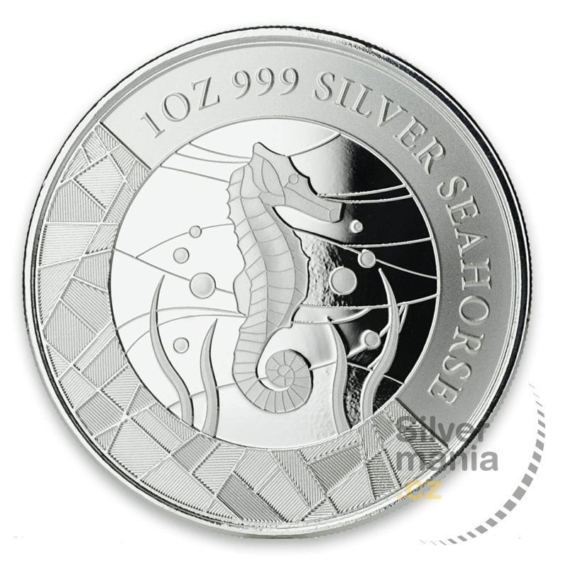 1 oz Seahorse 2018 Samoa BU .999Ag v blistru