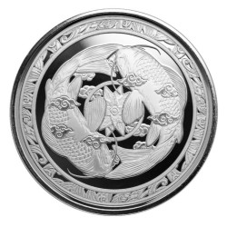 1 oz Fish KOI 2023 FIJI Proof Like blistered