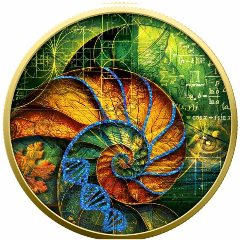 1 oz The hidden code Libertad 2024 Mexico .999Ag zlacená