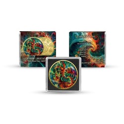 1 oz The fractal destiny Libertad 2024 Mexico .999Ag zlacená